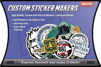 Custom Sticker Makers of Prescott, Arizona has launched their new website.