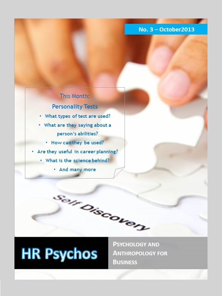 Coming soon: HR Psychos - Personality Tests