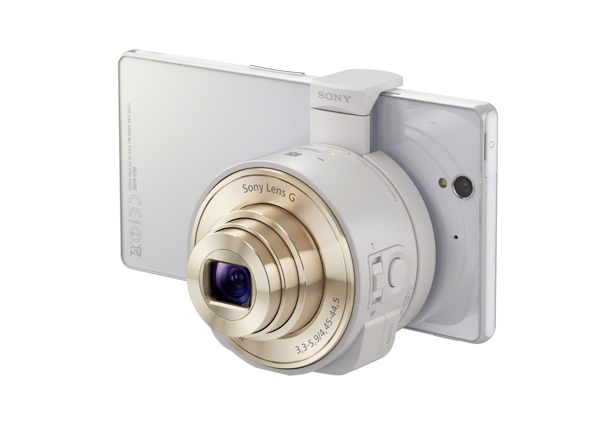 Sony DSC-QX10 Lens-Style Digital Camera White