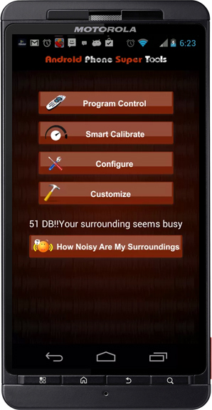 Android Phone Super Tools  Screen