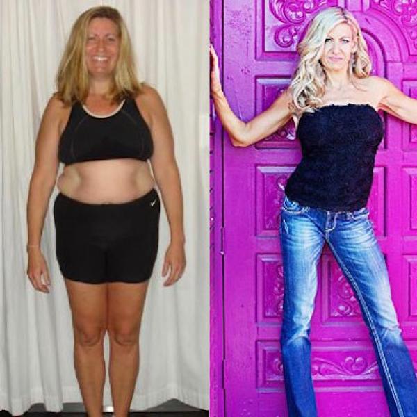 Michelle Steinke, founder of the One Fit Widow Foundation and 1FW Training - Before & After