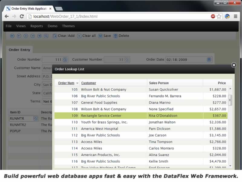Build powerful web database applications fast & easy with the DataFlex Web Framework.