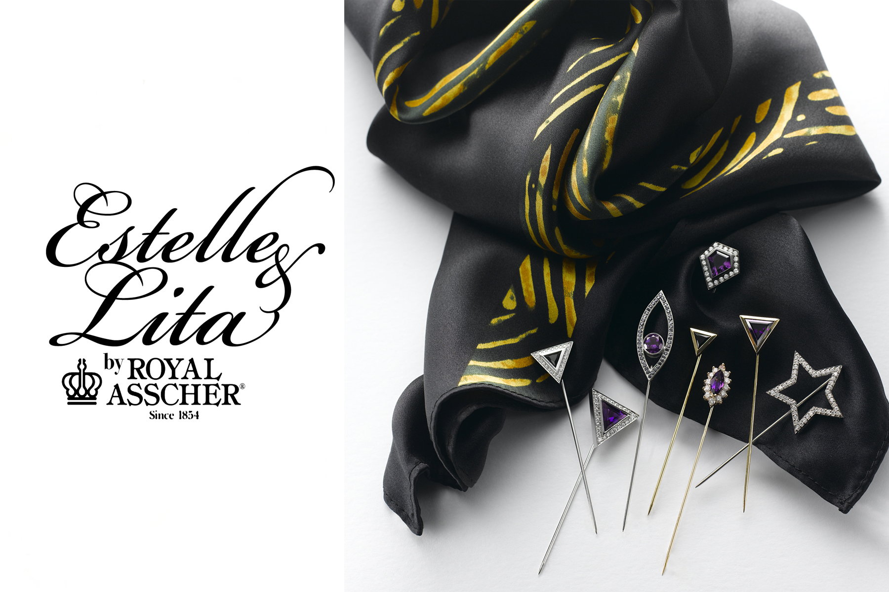 Estelle and Lita collection pins