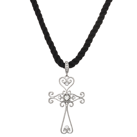 Lusciouss by Kendra Bridelle Goddess Cross Necklace