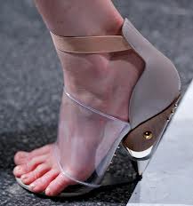 This season, heels reach heights that put women on "tip toe"