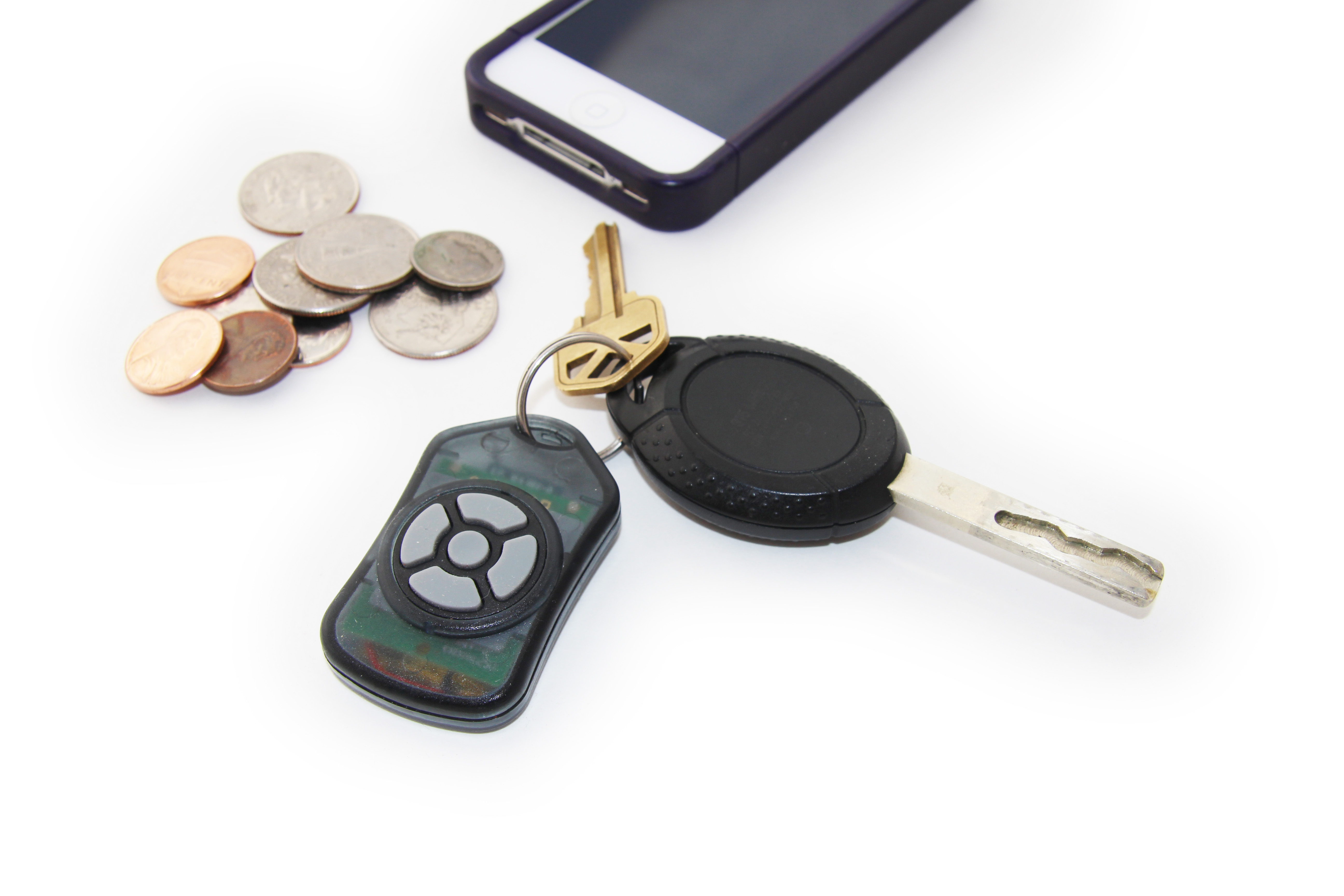 The AirTurn DIGIT II is small enough to fit on a keychain