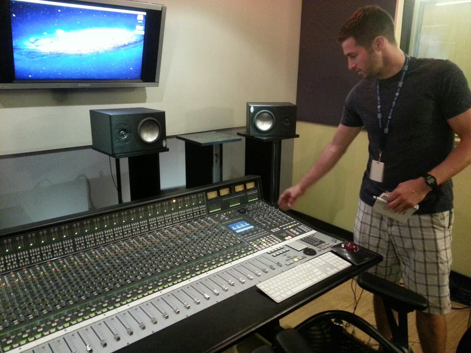J.R. Noble, an Audio Technology Program graduate of SAE Institute L.A., is a session runner at Westlake Studios in Los Angeles.  (http://www.sae-usa.com/los-angeles/)