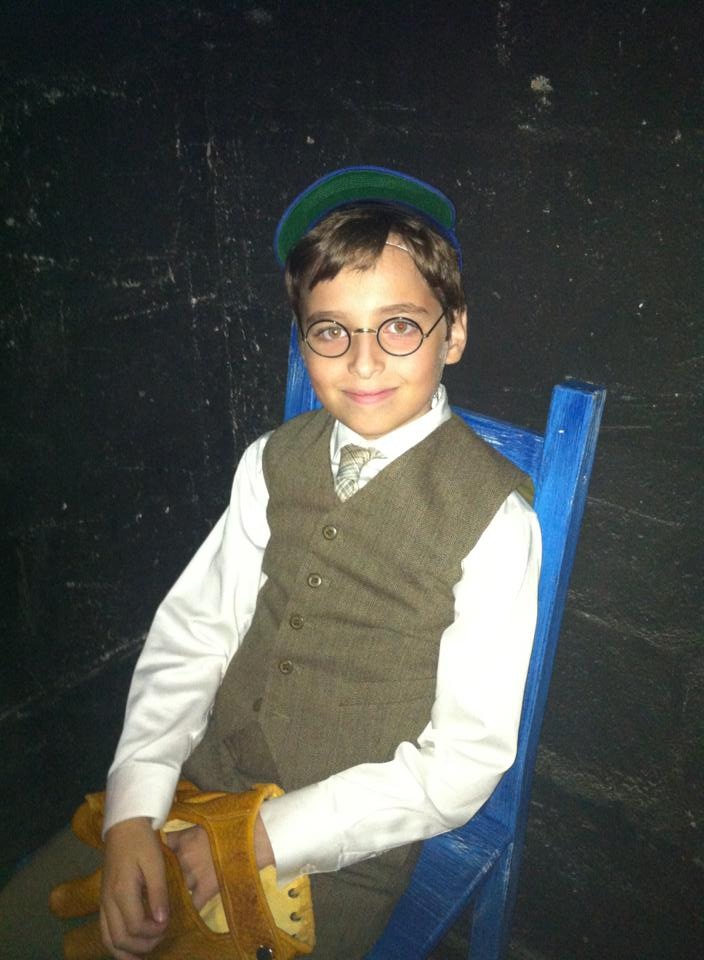 Eleven-year-old National Children's Chorus student Ethan Khusidman appeared on Broadway playing the roles of Young Schlomo and Young Eli Chaim in Soul Doctor.