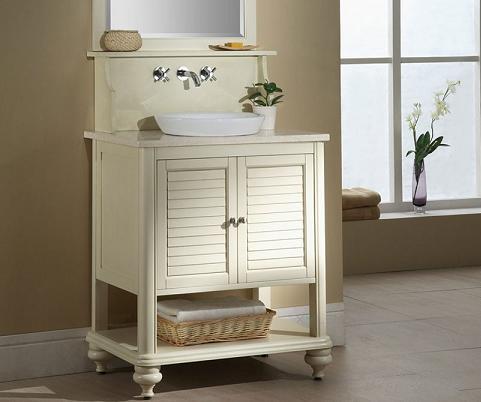 V-ISLANDER-30WT - ISLANDER Bathroom Vanity - 30" Tropical White - Xylem