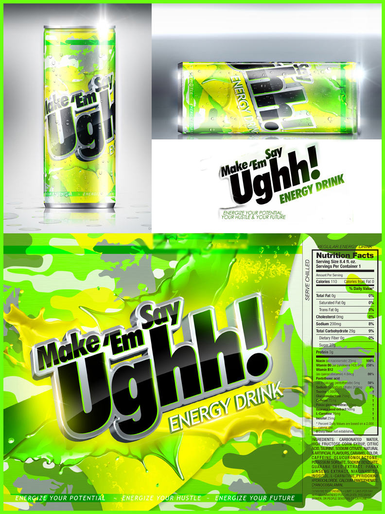 Make em Say ughh Energy drinks pic