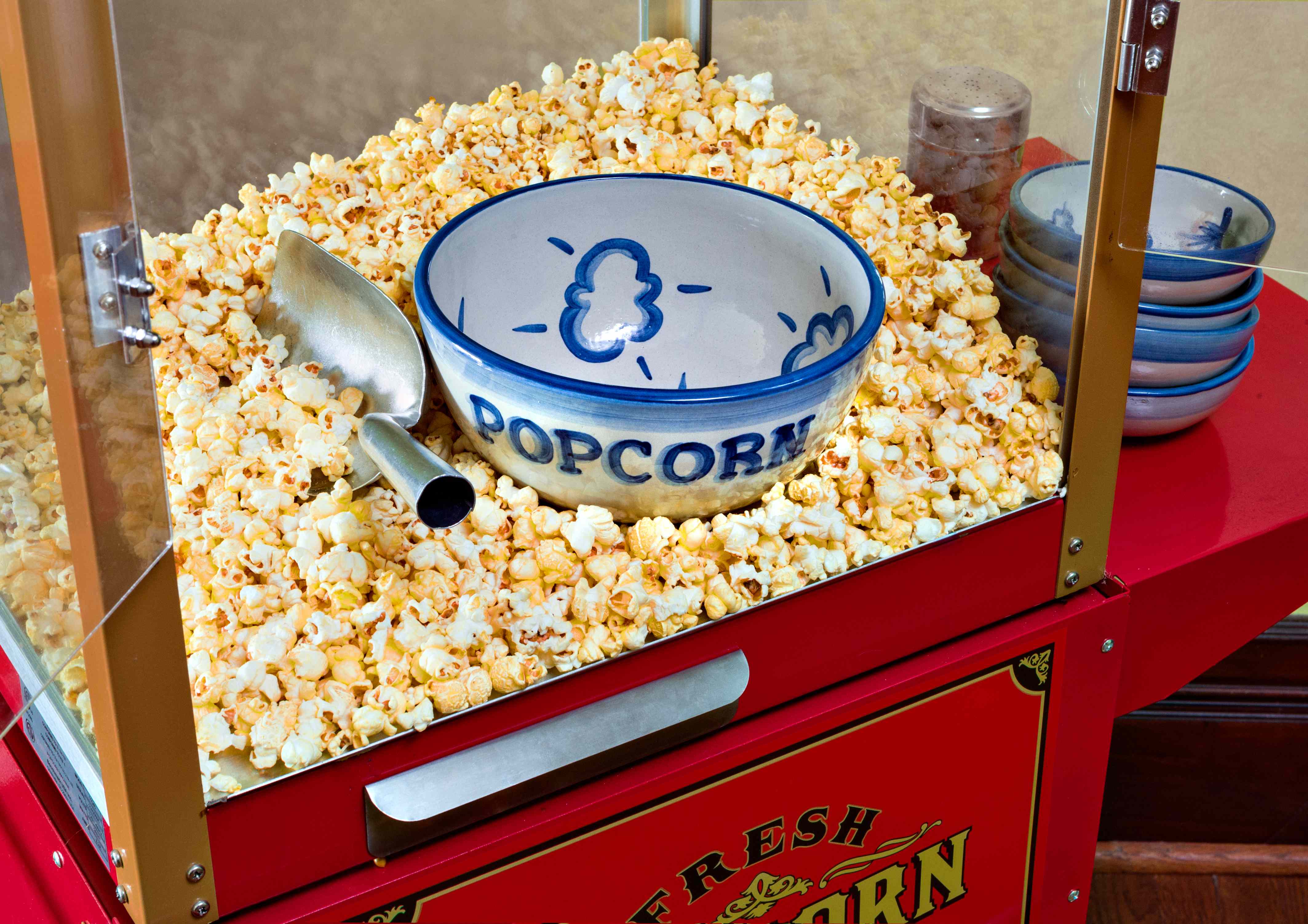 Stoneware Popcorn Bowl from Hadley Pottery