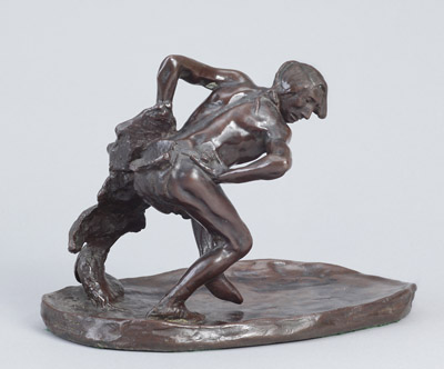 The Scalp Dancer, cast # 6, 1914, Charles M. Russell, private collection