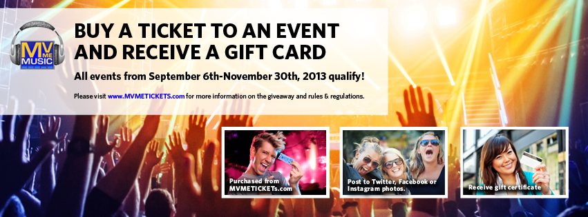 Receive Gift Card from MVMETICKETS