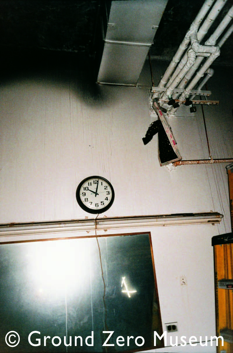"The Frozen Clock" on Display at Ground Zero Museum Workshop, NYC