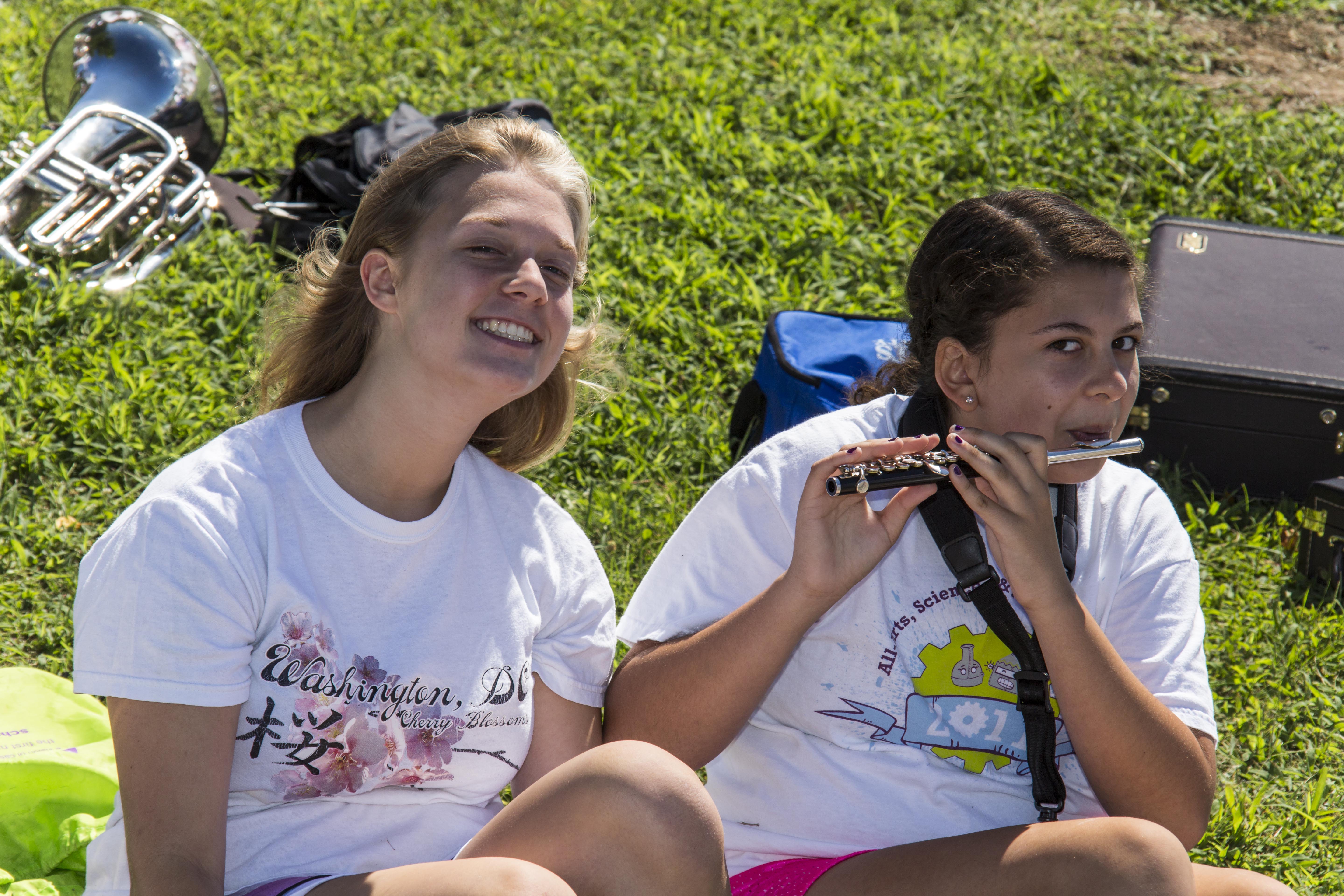 Students Take Much-Needed Break During Summer Band Camp