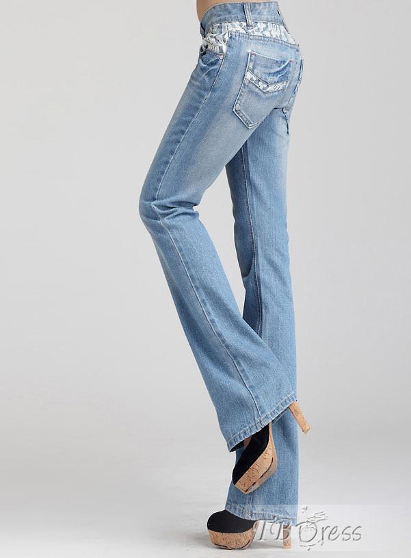 Classic Slim Lace Jeans