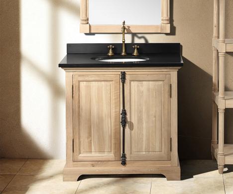 James Martin Solid Wood 35.5" Genna Natural Oak Single Bathroom Vanity 238-103-5221