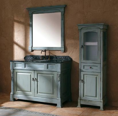 James Martin Solid Wood 48" Bosco Ancient Blue Single Bathroom Vanity 147-114-5251