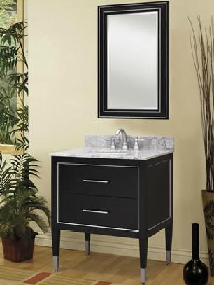 sagehill designs RW3021D Richview 30" Wall Mount Wood Vanity Cabinet with Two Drawers