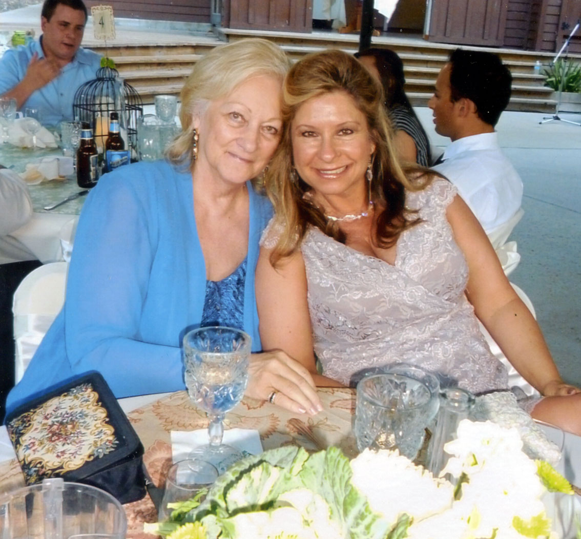 Wendy Solberg and her mother, Sandra Price, 2012