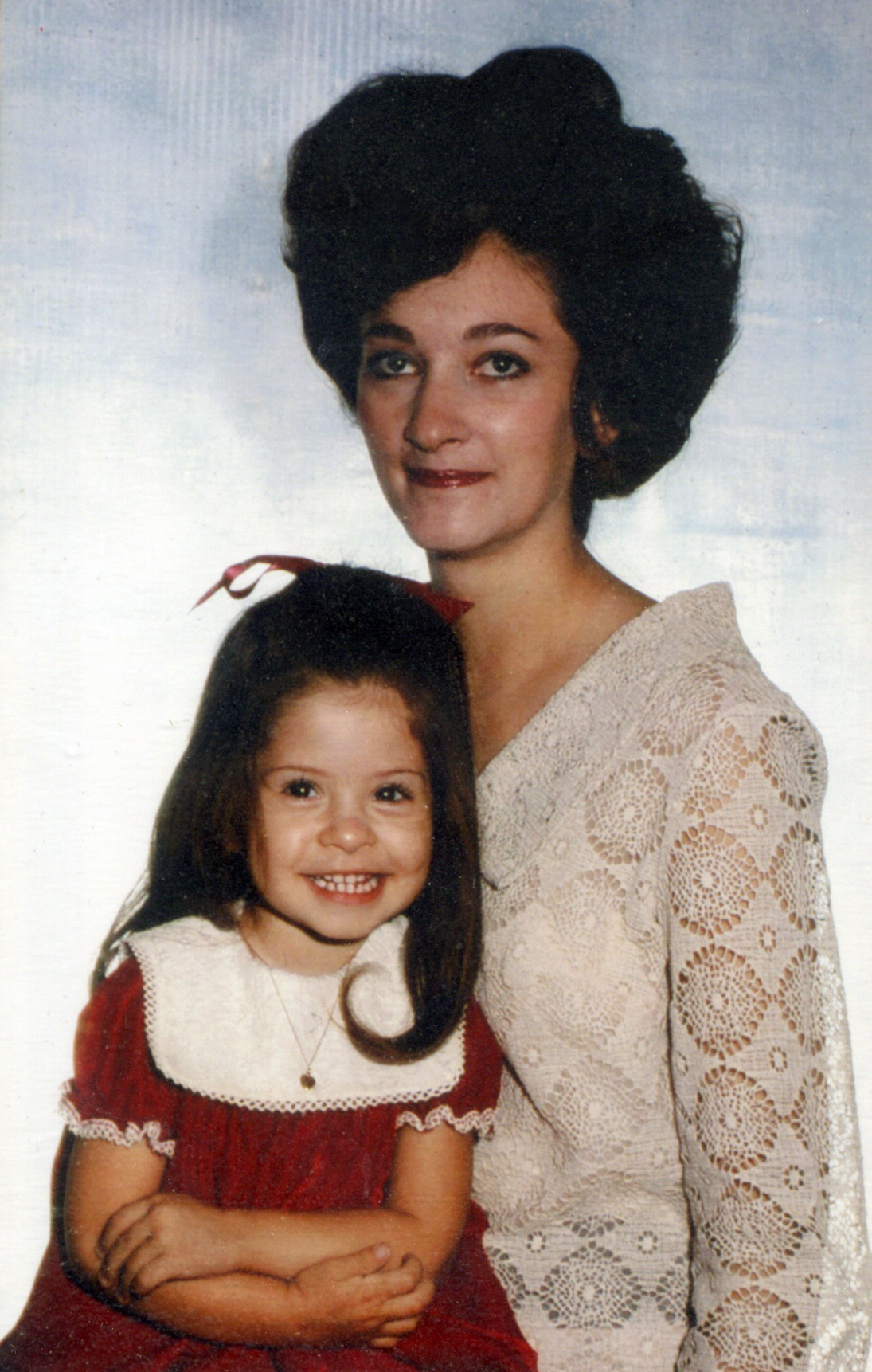 Wendy Solberg and her mother, Sandra Price, 1968