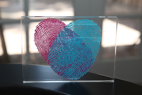 Custom Fingerprint Love Block