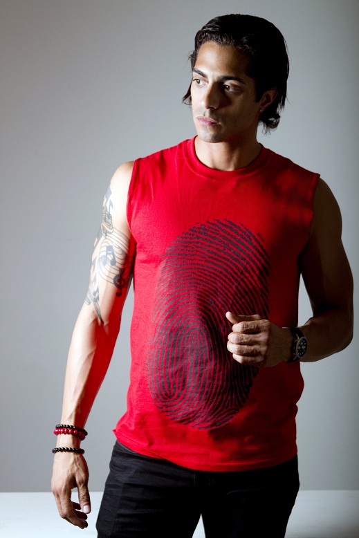 Custom Muscle Fingerprint T-shirts for Men