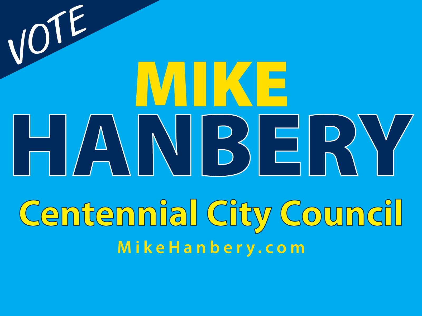 Mike Hanbery for Centennial City Council