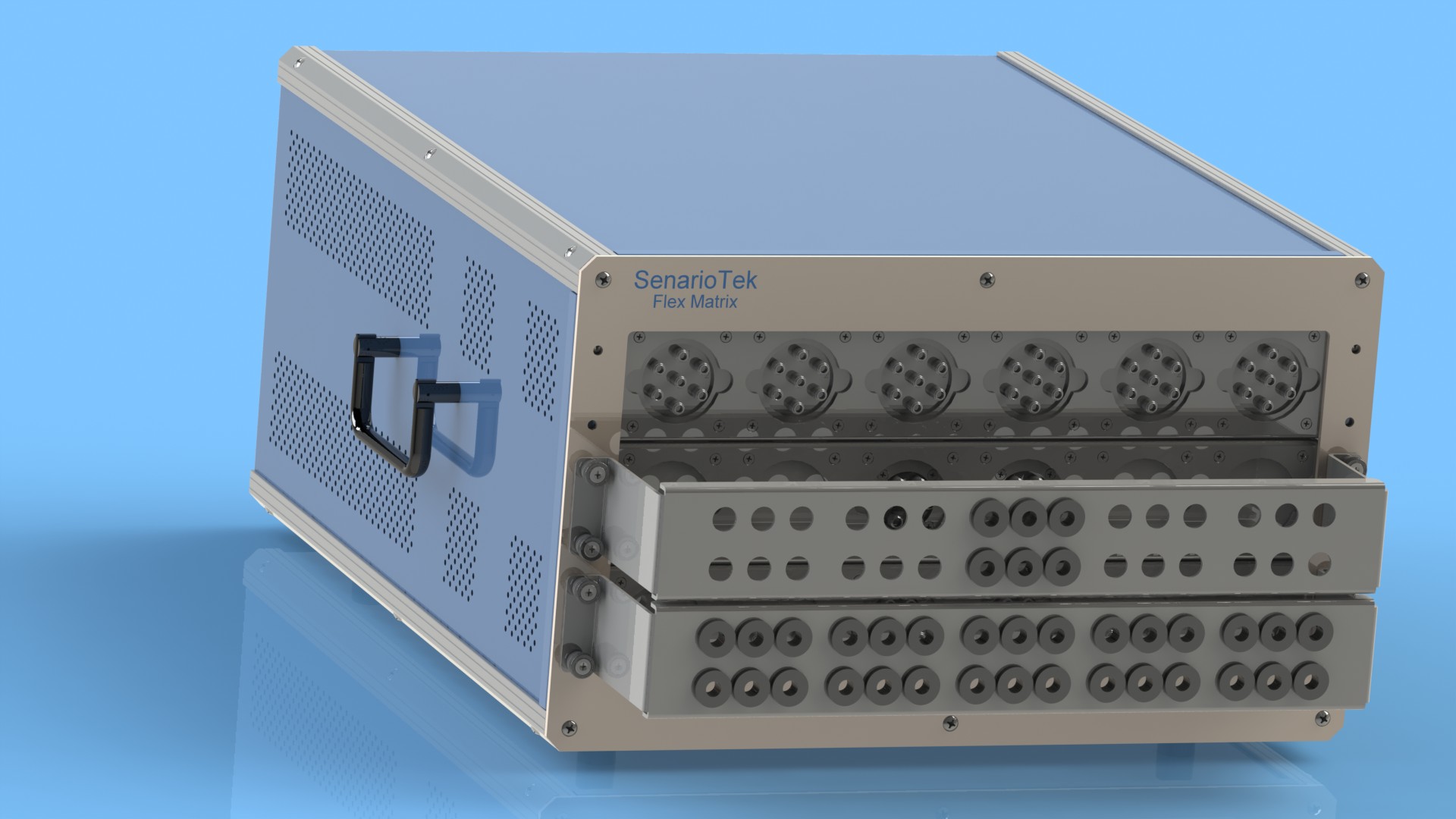 32 Channel Differential RF Switch Matrix Configuration