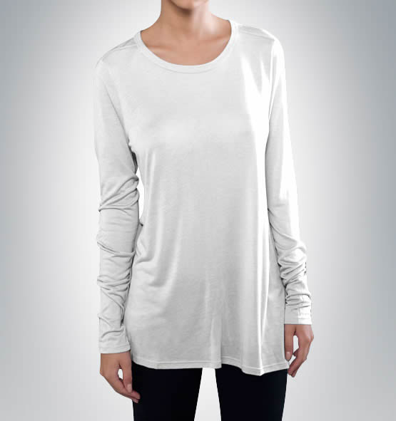 8. eco Micromodel Fine Jersey Ladies Long Sleeve Tee