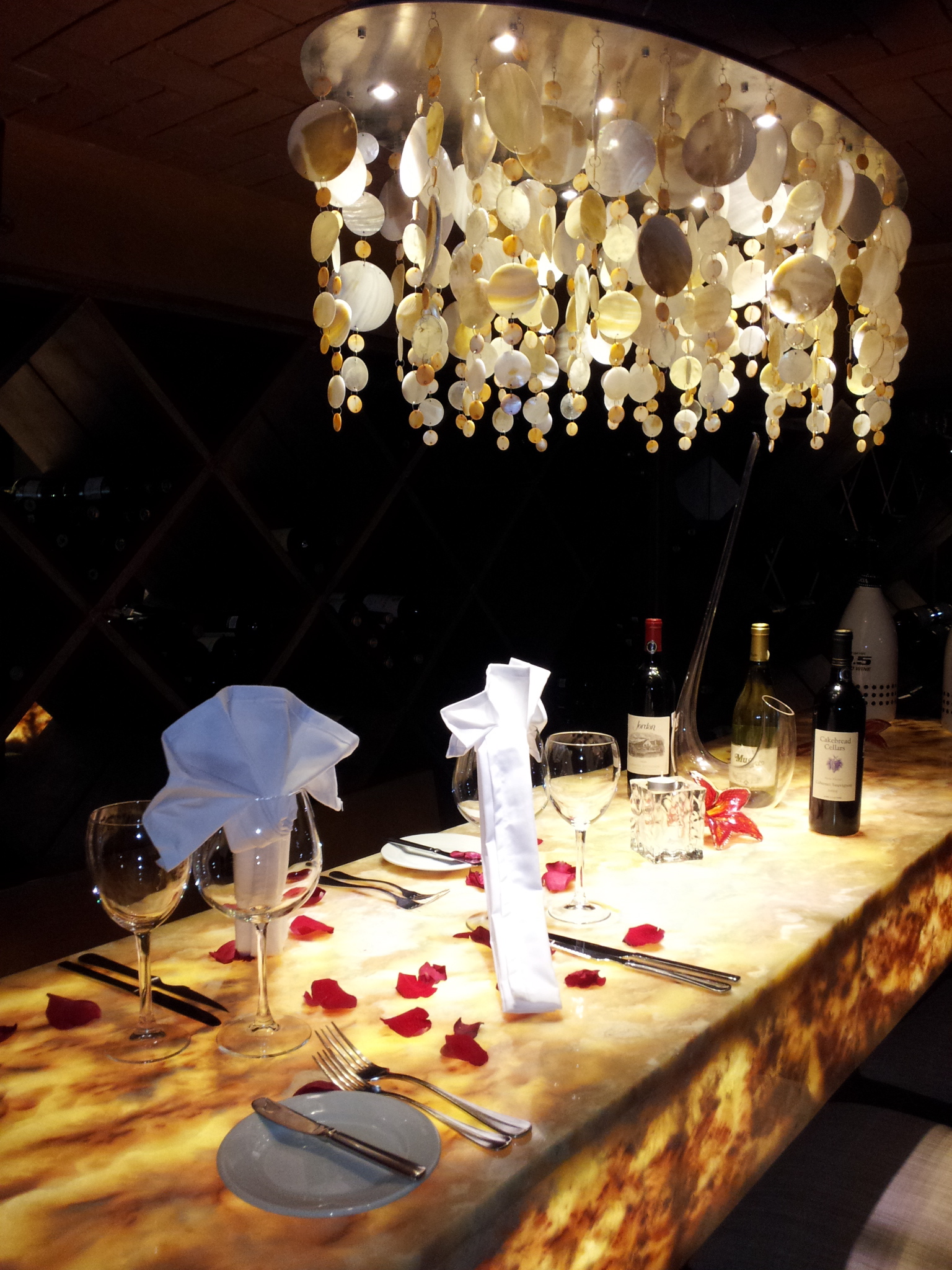 Dine in the Wine Cellar for that extra special occassion at Desire Pearl.