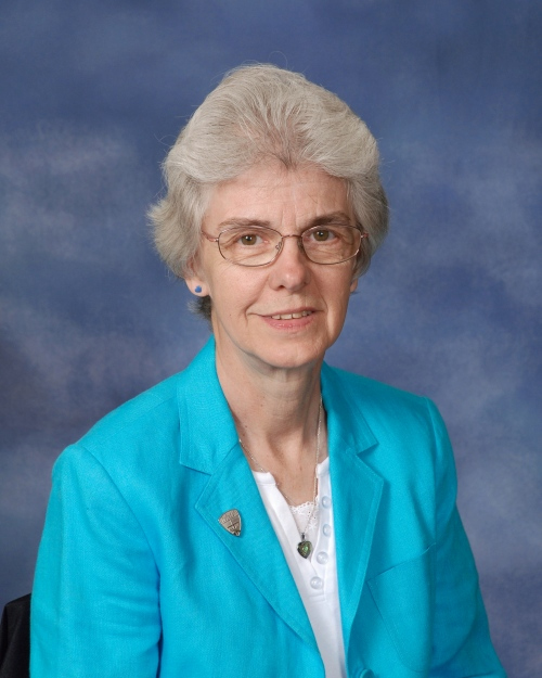 Sr Joy Barker provides Pastoral Care and Services for St. Clare Commons