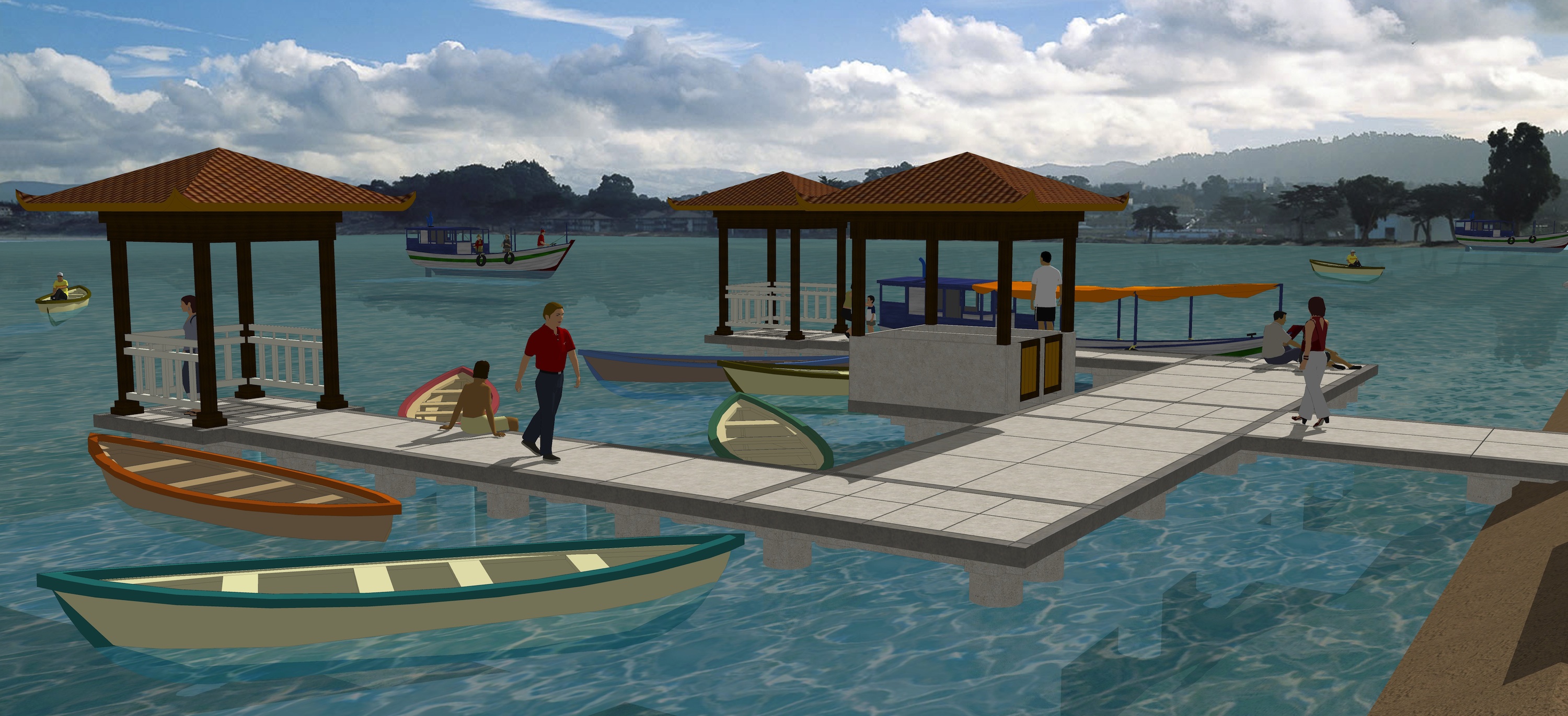 Illustration of the new Vung Tau dock