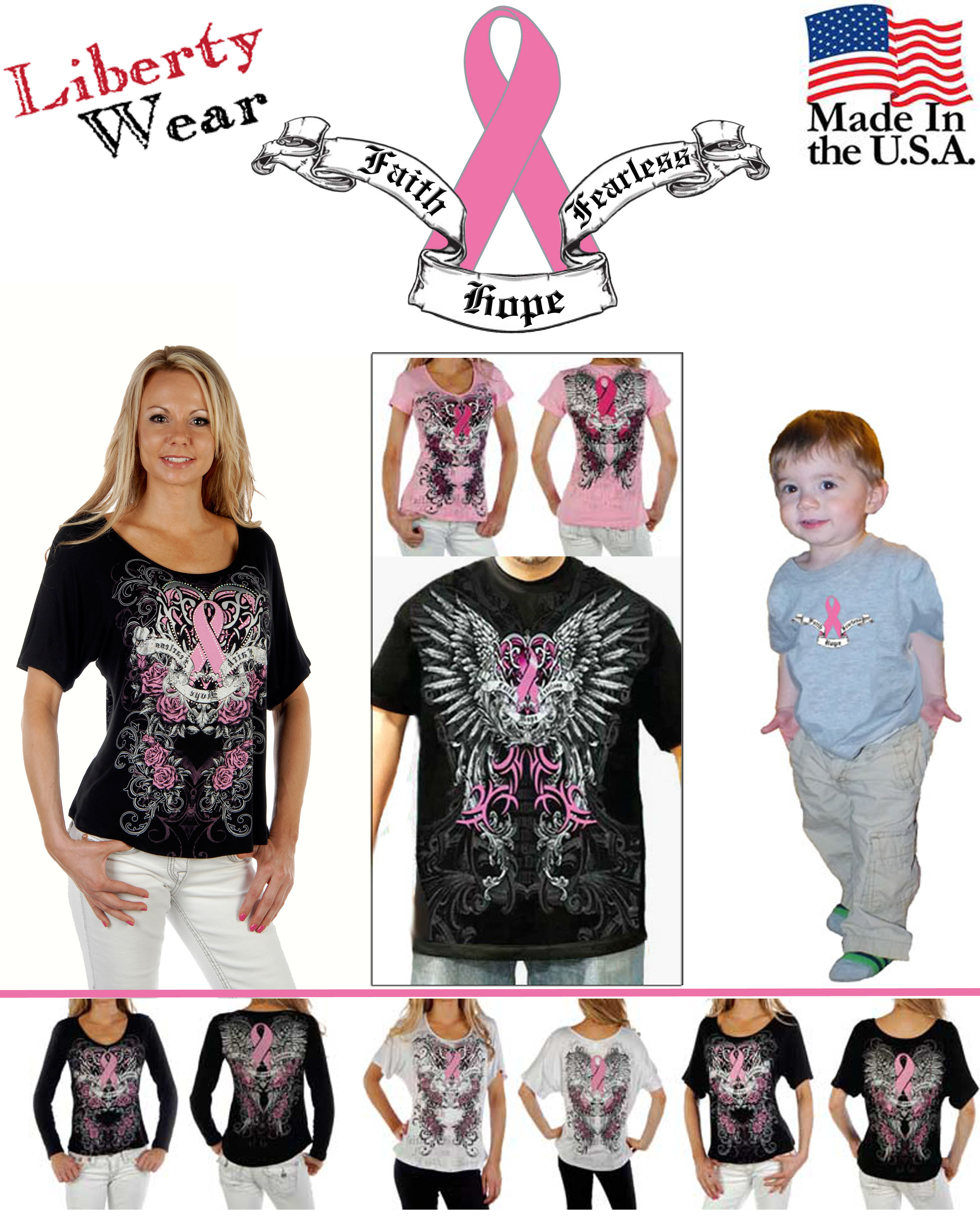 Liberty Wear Cancer Awareness Shirts