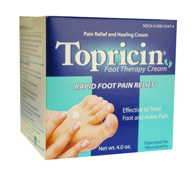 Topricin Foot Therapy Cream can be found in the CVS Foot Care Section