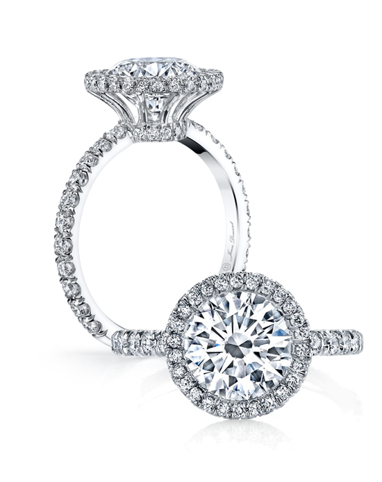 Vanessa Round Cut Engagement Ring on JeanDousset.com