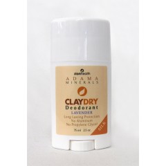 ClayDry Natural Deodorant Lavender Ultimate Natural Odor Protection.