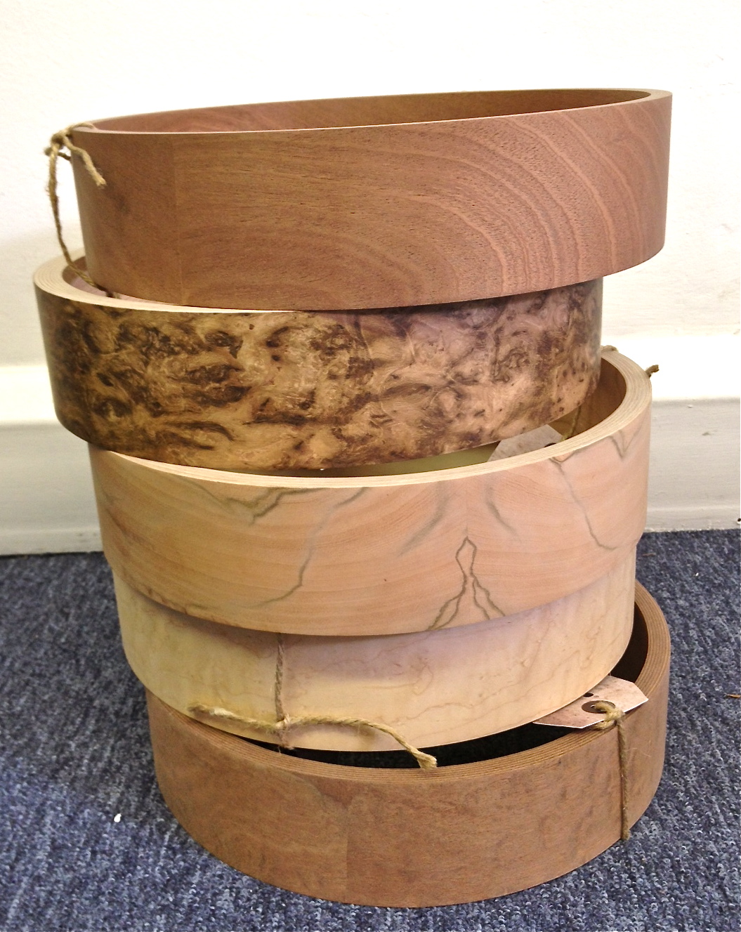 Prototype Shackleton banjo rims