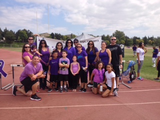 Alicia Quinonez' team of walkers/supporters for CCWAA