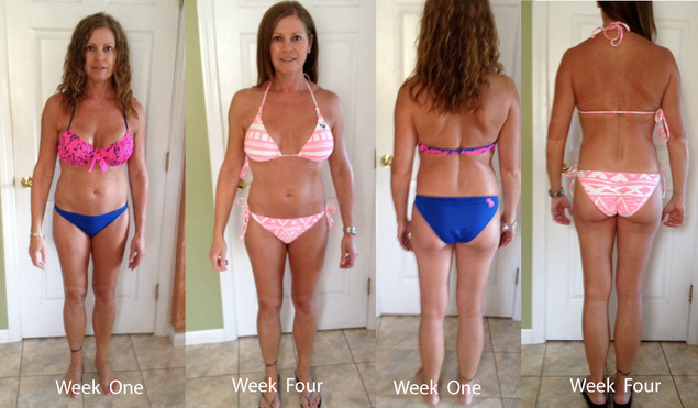 Melanie At Start and 3 Weeks Later Weighs The Same, Looks Different