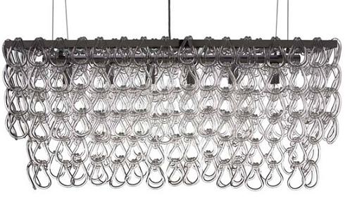 Nuevo Living HGML372 Jayden Small Pendant in Clear Crystal and Chrome