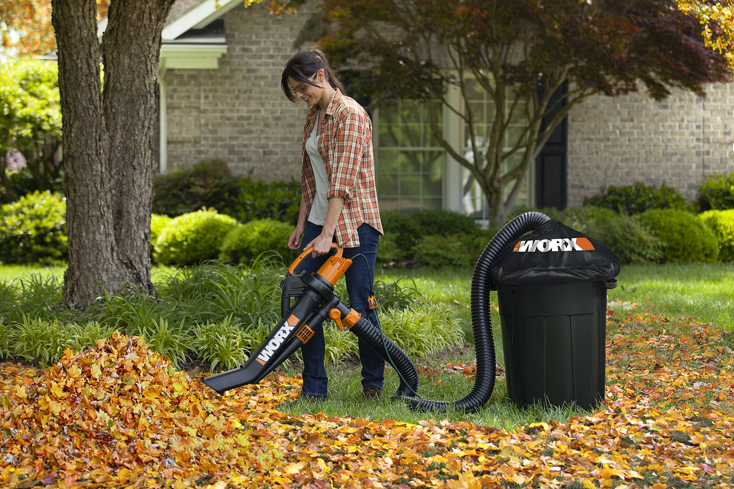 WORX LeafPro Universal Collection System makes fall cleanup chores a breeze