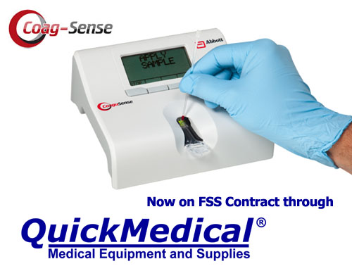 QuickMedical is now the authorized government distributor of the Coag-Sense system.