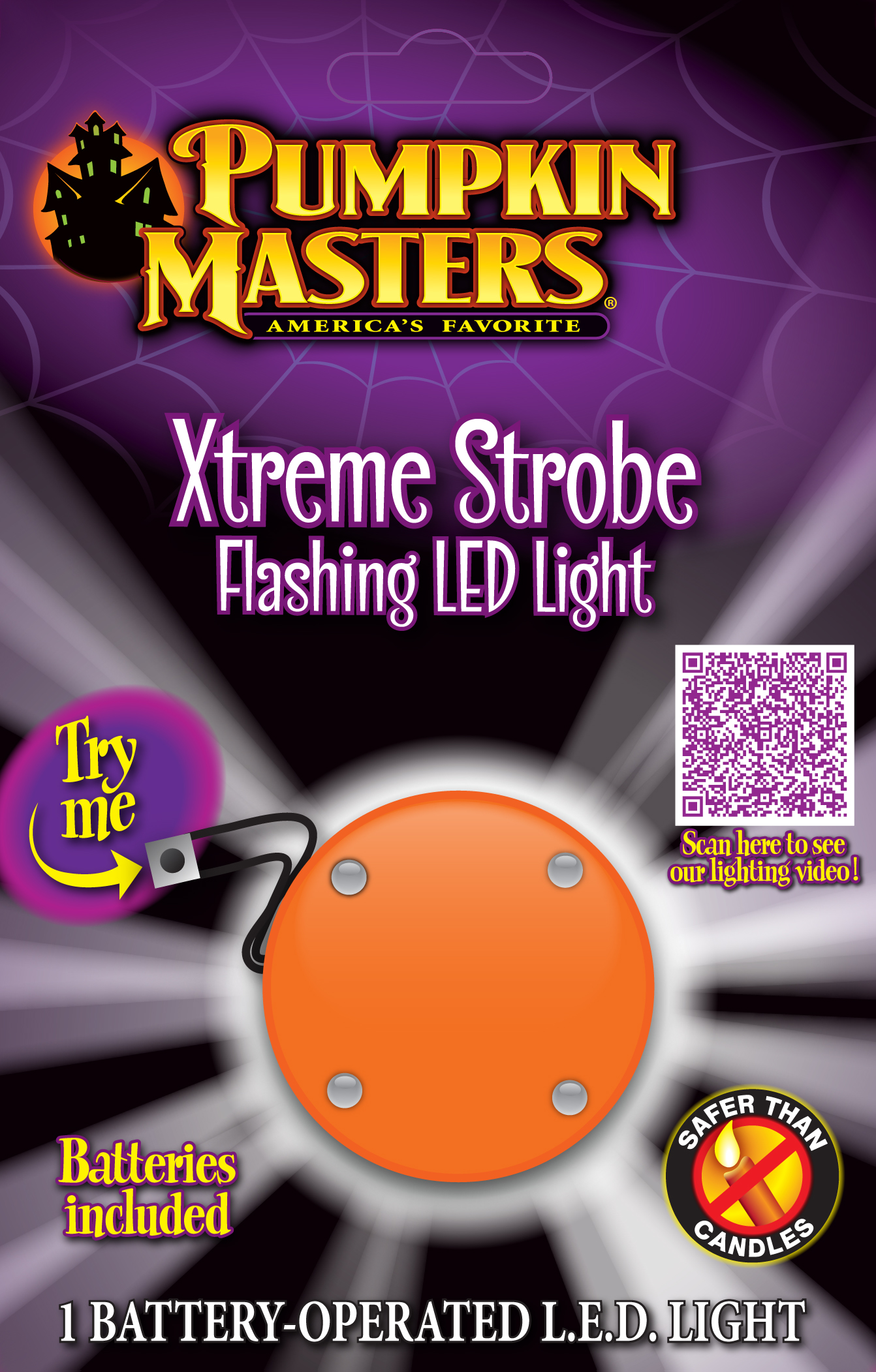 New! Xtreme Strobe Flashing LED available in white and multicolored light