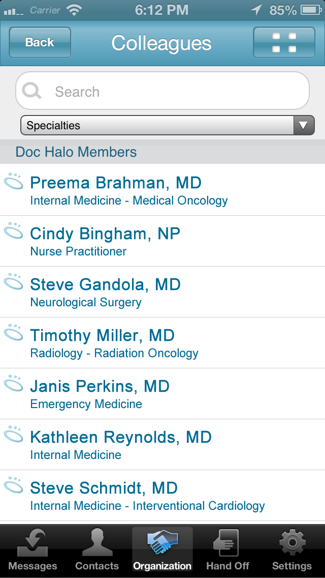 Doc Halo is the professional standard for HIPAA secure texting for healthcare organizations.