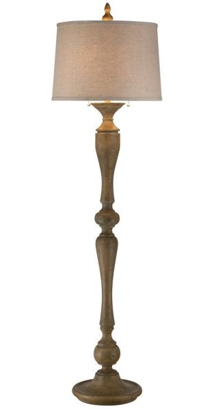 Turned Candlestick Floor Lamp