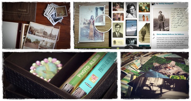 how to organize old photos