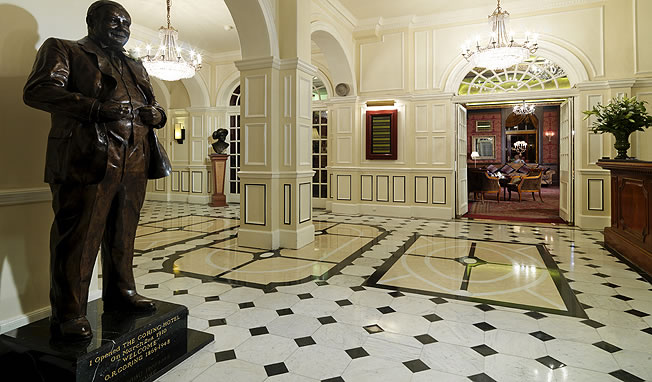 The front hall at The Goring