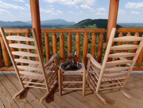 Timber Tops Luxury Cabin Rentals has over 300 log cabins in the Great Smoky Mountains.