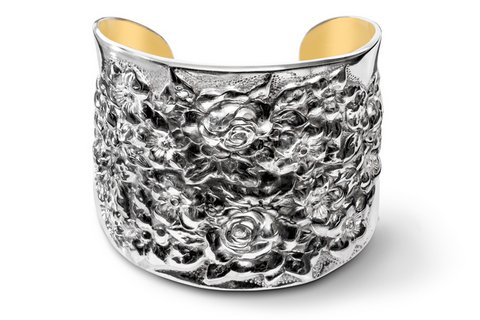 The English Roses Cuff by Repousse' Jewelry.